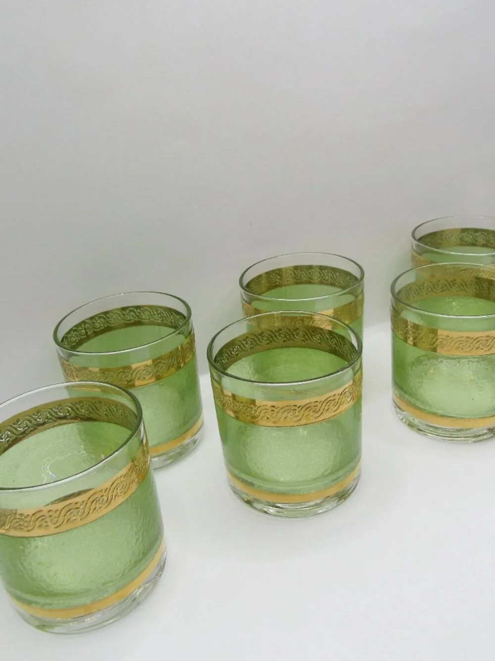 Set of Six MCM Starlyte Old Fashion Lowball Glasses